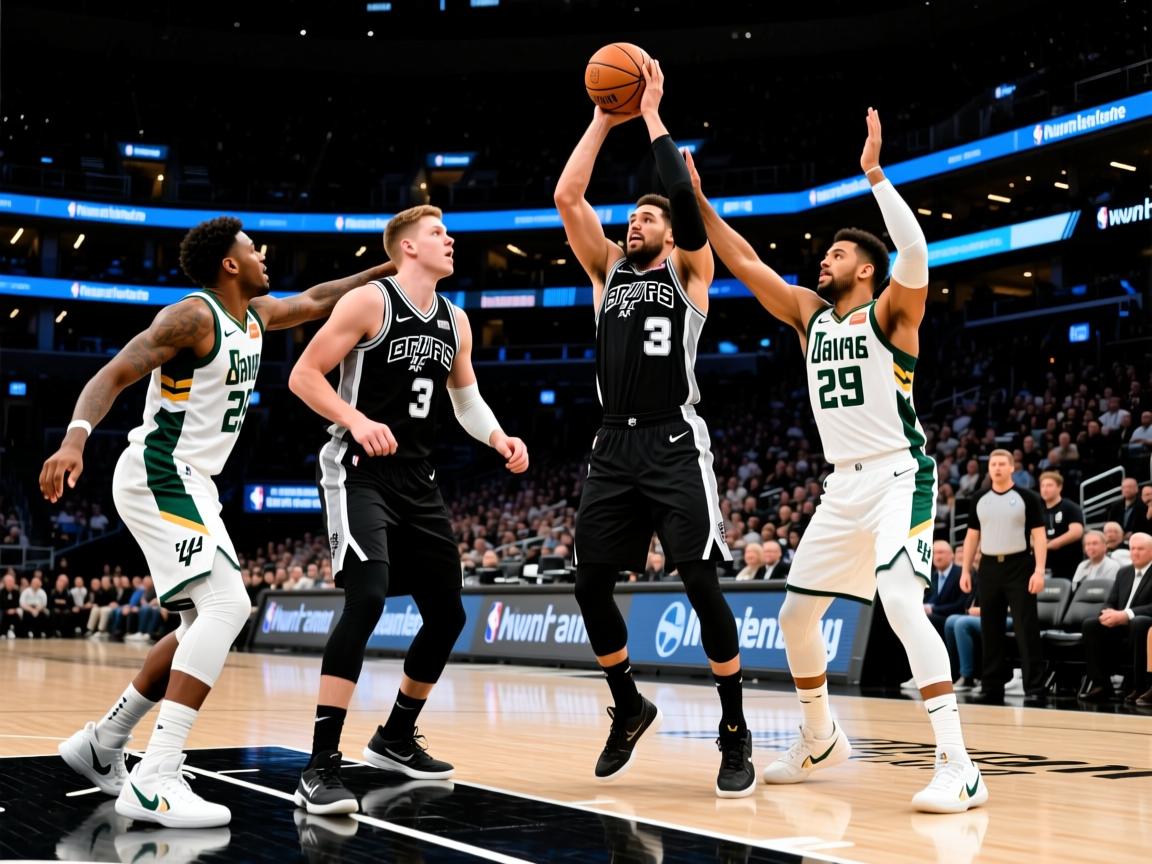 马刺四双高光表现，击败爵士取胜