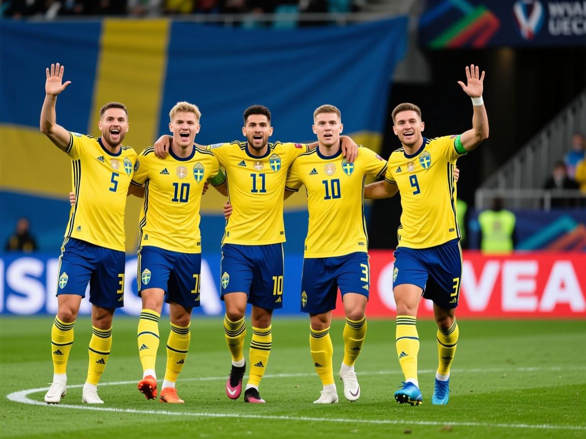 瑞典队成功晋级欧国联半决赛 第4张