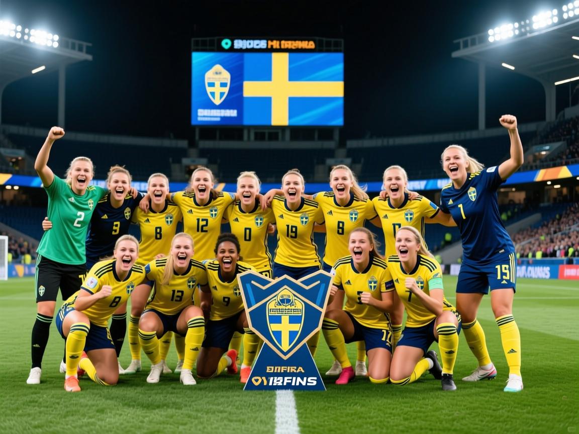瑞典女足球队大胜对手晋级决赛  第2张