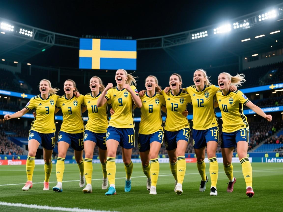 瑞典女足球队大胜对手晋级决赛  第3张