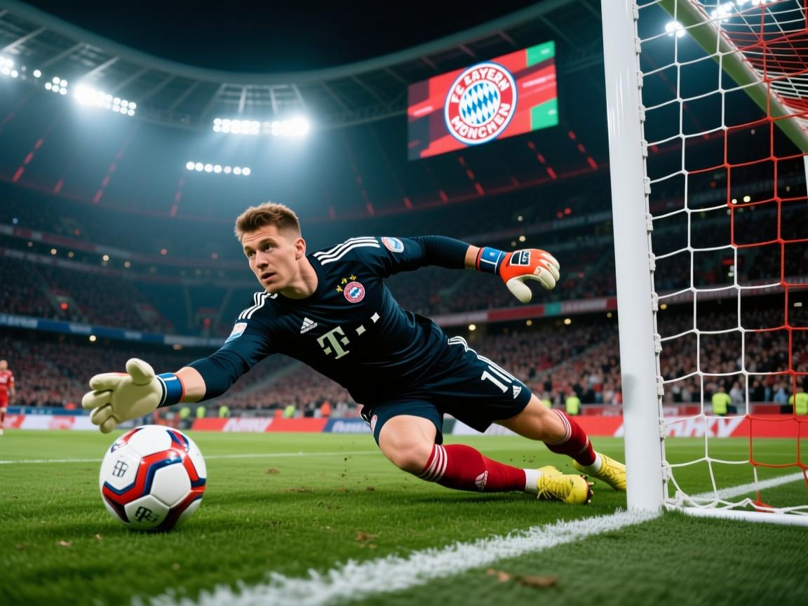 拜仁慕尼黑门将扑出点球，关键时刻力挽狂澜  第3张