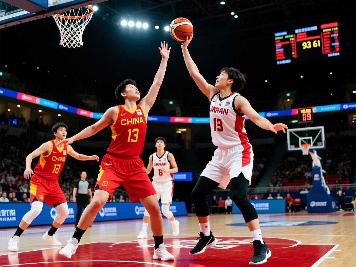 中国女篮昨晚对阵日本女篮精彩瞬间全场93-61大胜对手 第3张